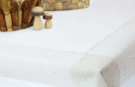 Leinentischdecken für rustikale Einrichtung