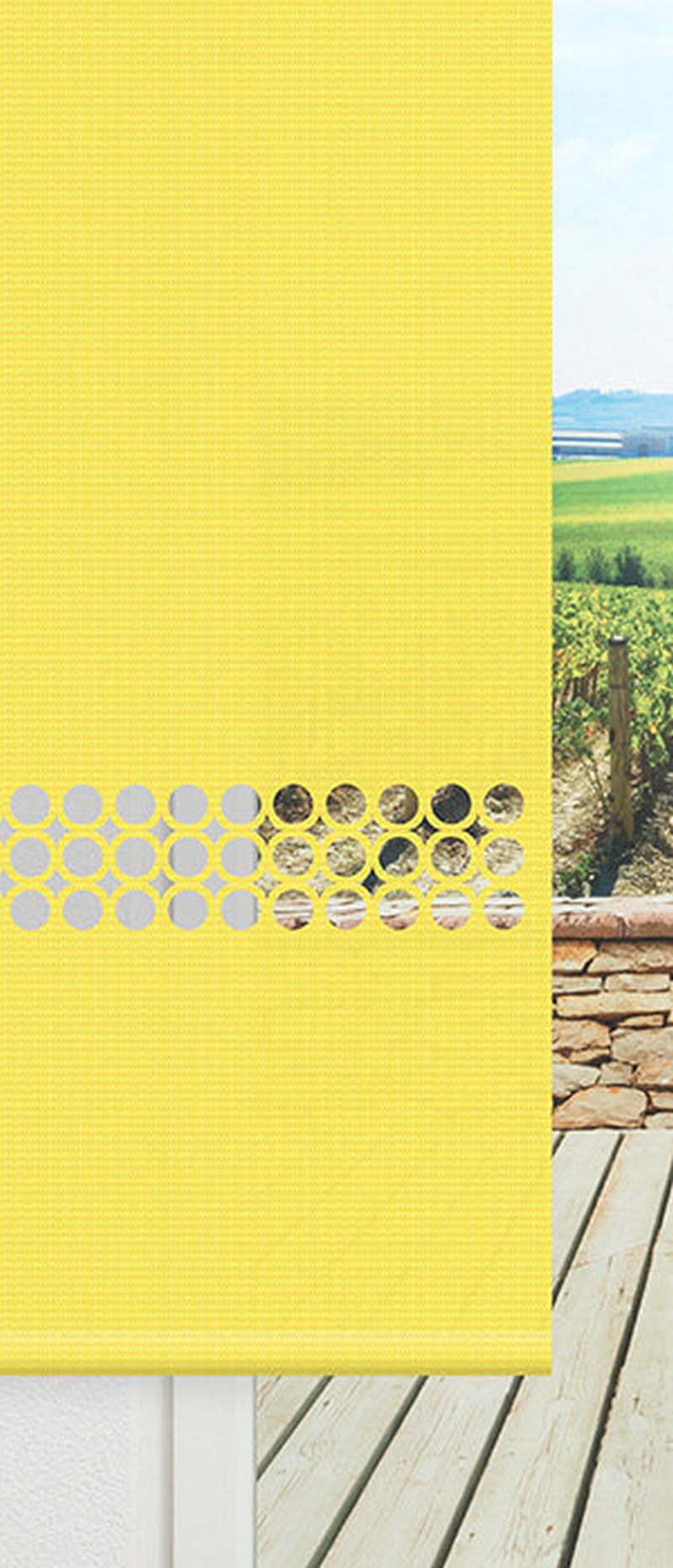 Lysel moderner Schiebevorhang