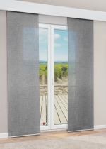 Vorschau Lysel - Schiebegardine Nela #1W in Mintgrün dunkelgrau
