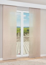 Vorschau Lysel - Schiebegardine Nela #1W in Mintgrün goldgelb