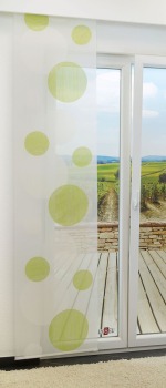 Vorschau Lysel - Flächenvorhang Kugeln #1W grün