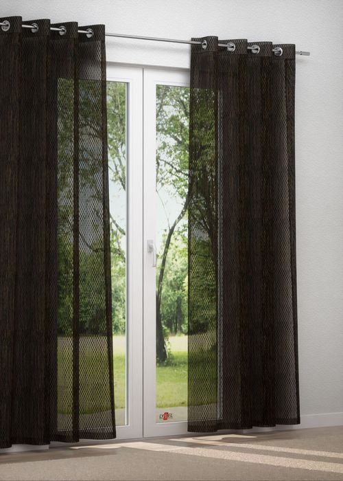 Ösenschal in Schwarz