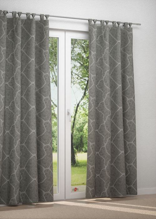 Schlaufenschal in Grau