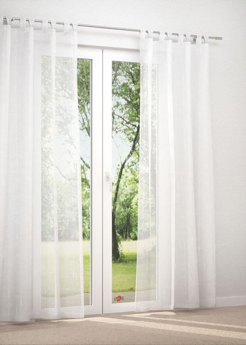 Schlaufenschal in weiß