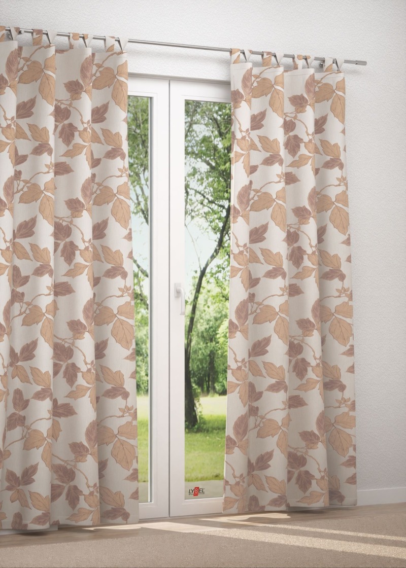 Schlaufenschal in Braun