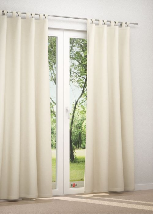 Schlaufenschal in weiß