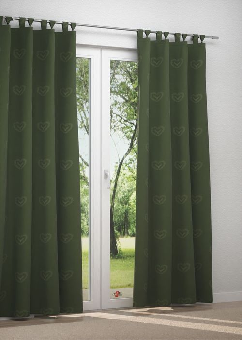 Schlaufenschal in Grün