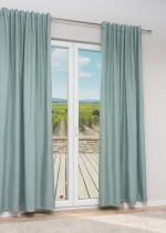 Vorschau Lysel - Dekoschal Thermo Verdunklung #1W in Hellgrau mintgrün