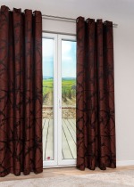 Vorschau Lysel - Ösenschal Mirinda #1W in dunkelbraun rotbraun