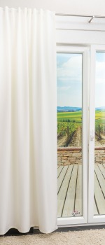 Vorschau Lysel - Dekoschal Termisk #1W in Bordeaux wollweiß