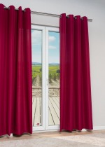 Vorschau Lysel - Ösenschal Amar #1W in Steingrau weinrot