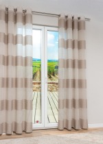 Vorschau Lysel - Ösenschal Coluna #1W in reinweiß beige