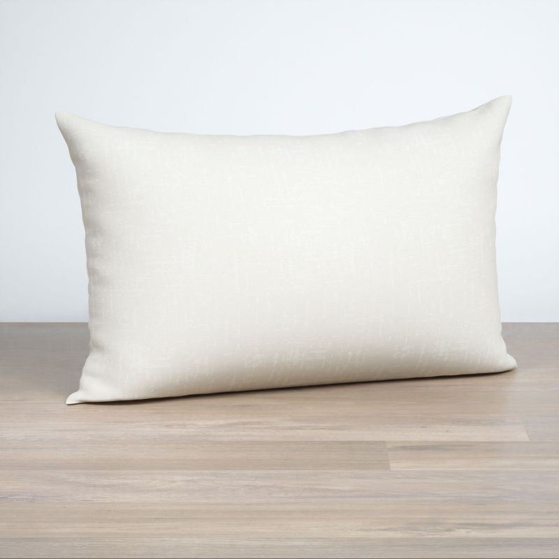 Dekokissen rechteckig in weiß