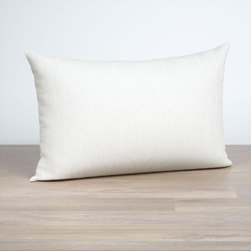 Dekokissen rechteckig in weiß