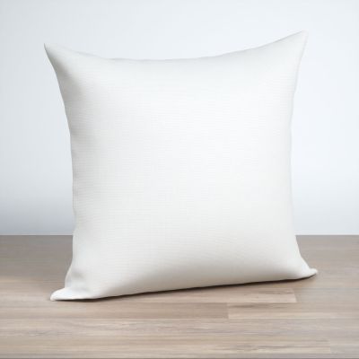Dekokissen quadratisch in weiß