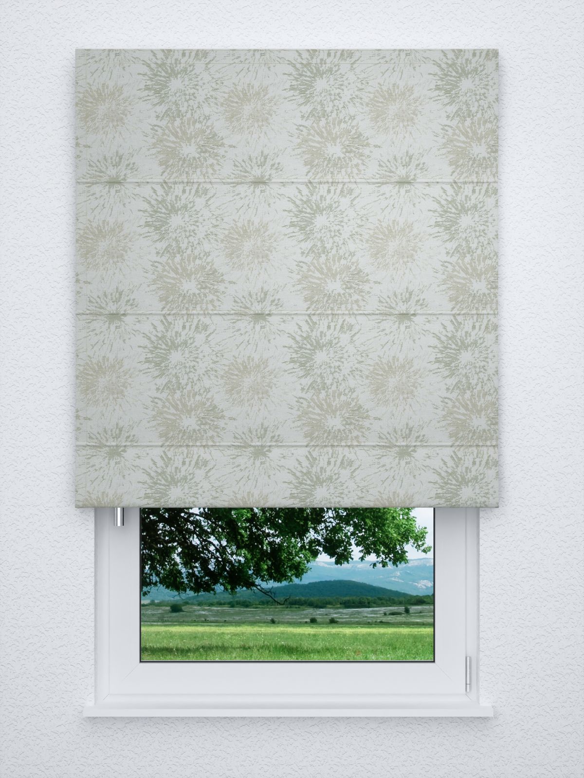 Raffrollo classic in grün