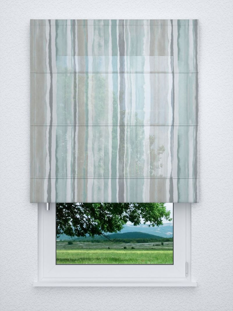 Raffrollo classic in grün