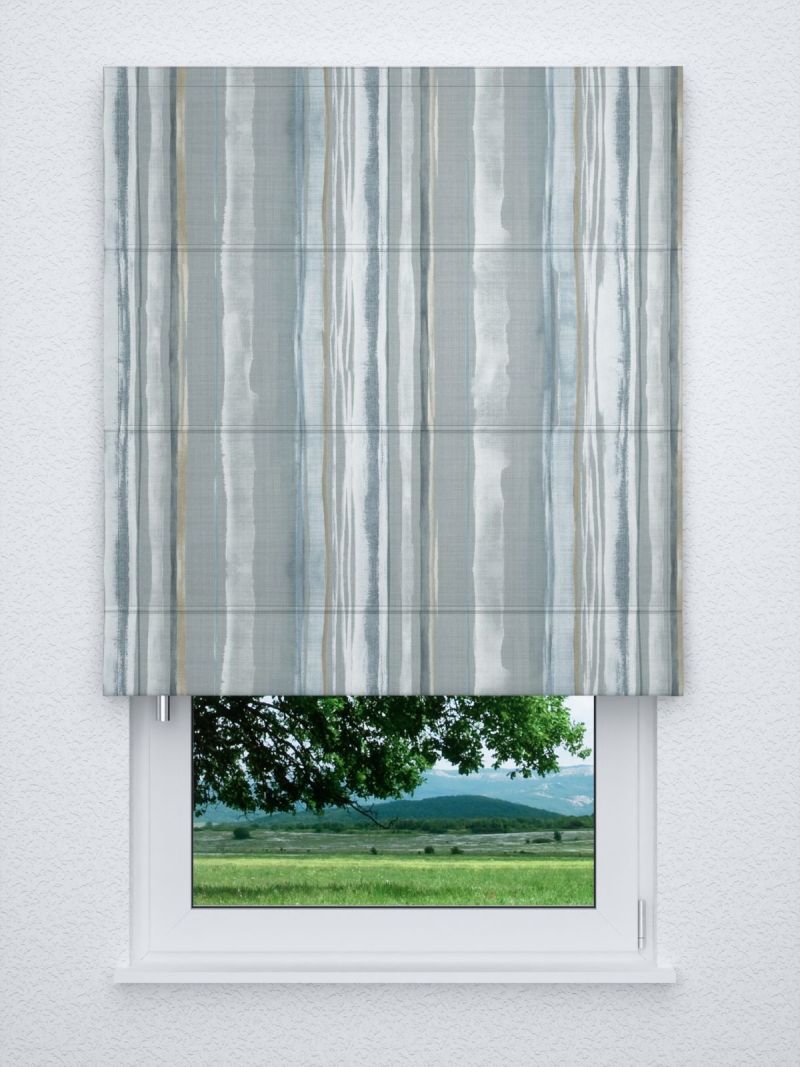 Raffrollo classic in blau