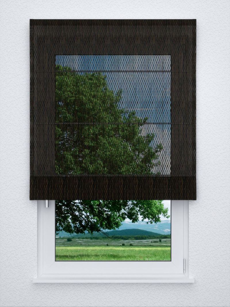 Raffrollo classic in Schwarz