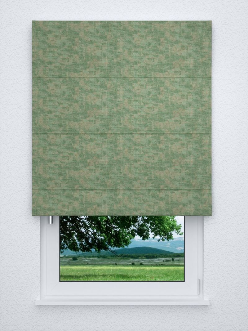 Raffrollo classic in grün