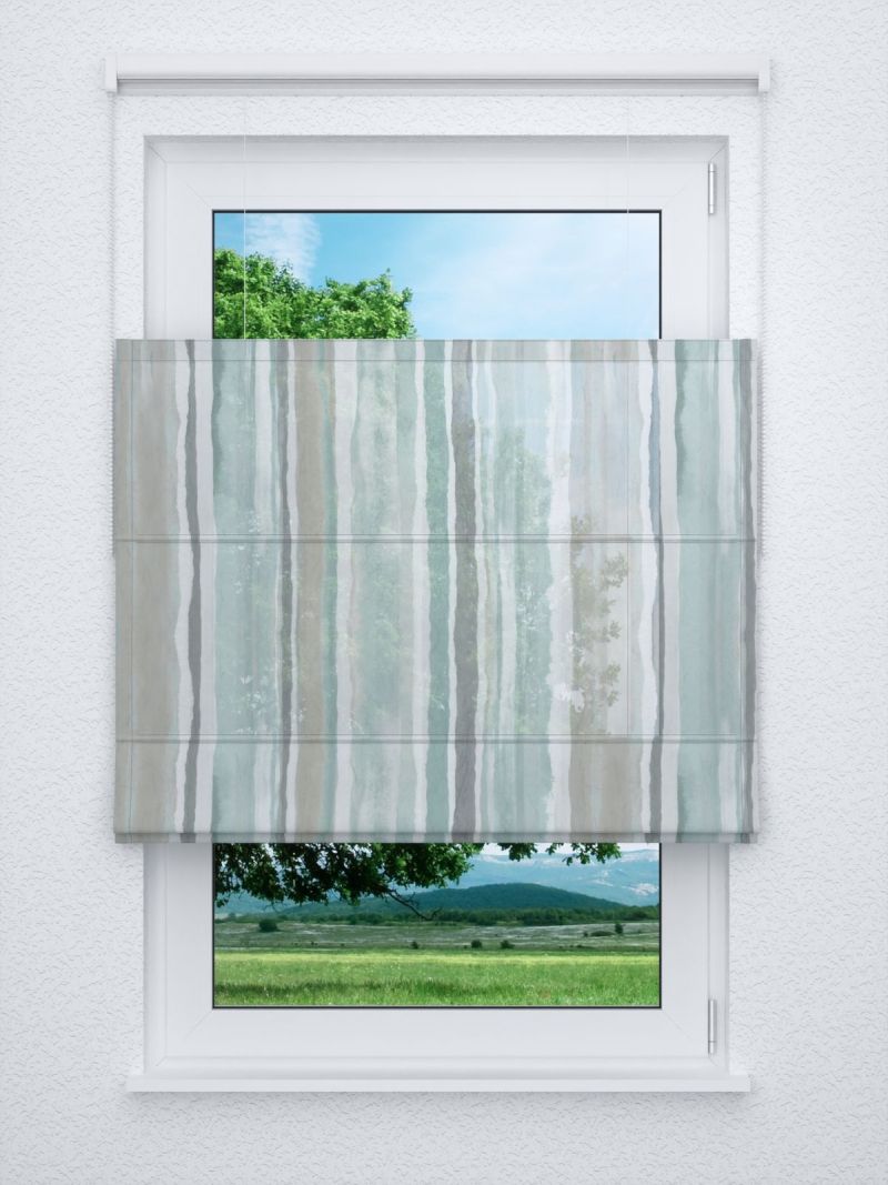 Raffrollo professional in grün