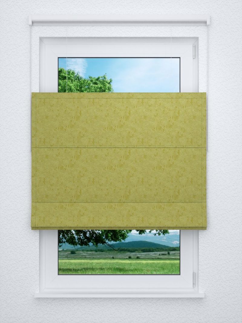 Raffrollo professional in grün