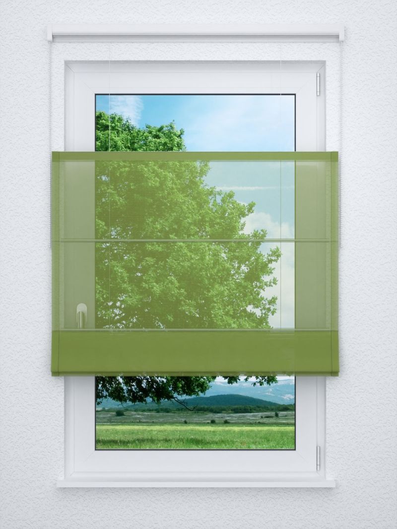 Raffrollo professional in Grün