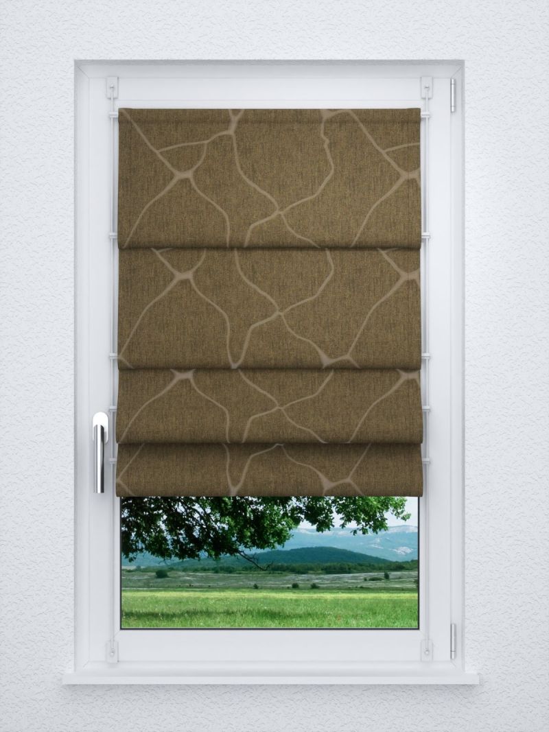 Raffrollo smart in Braun