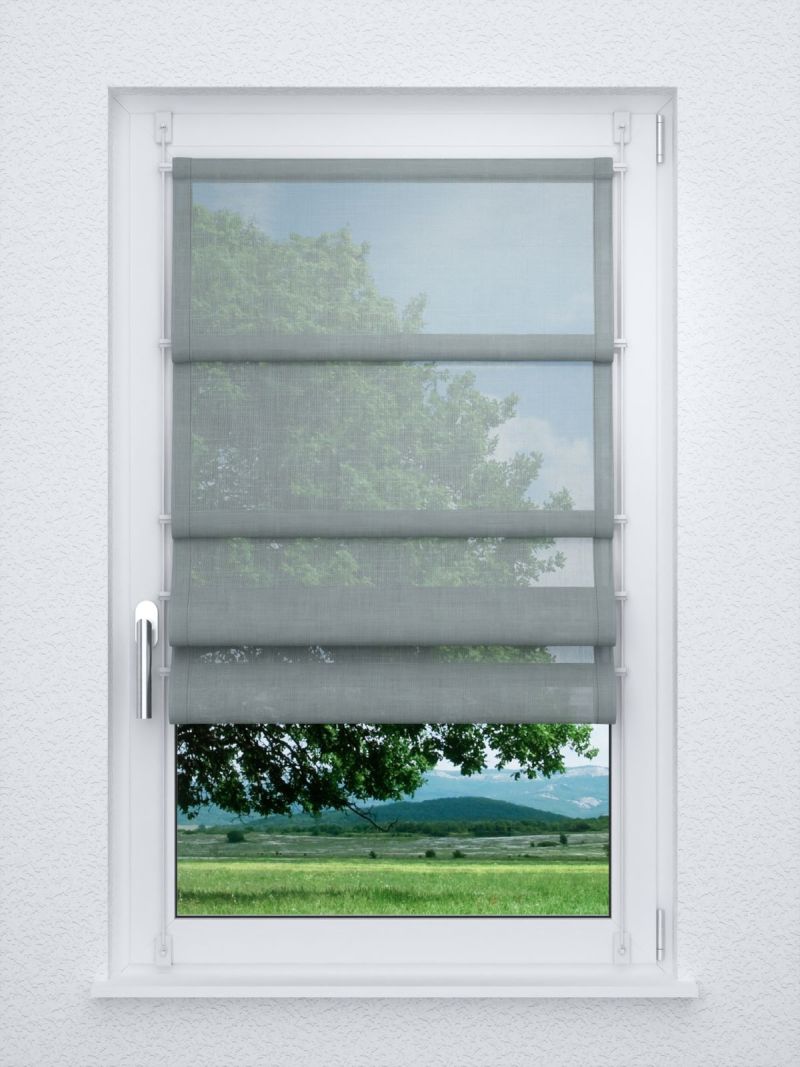 Raffrollo smart in Grau