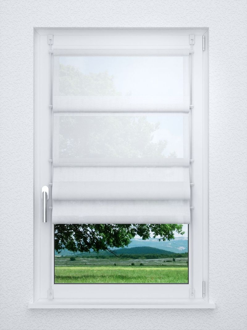 Raffrollo smart in Weiß