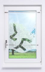 Vorschau Plauener Spitze® - Scheibenhänger Alegia #1W in Grau grau