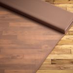 Vorschau Santani #2T von Lysel - Gardinenstoff in kastanienbraun blassbraun