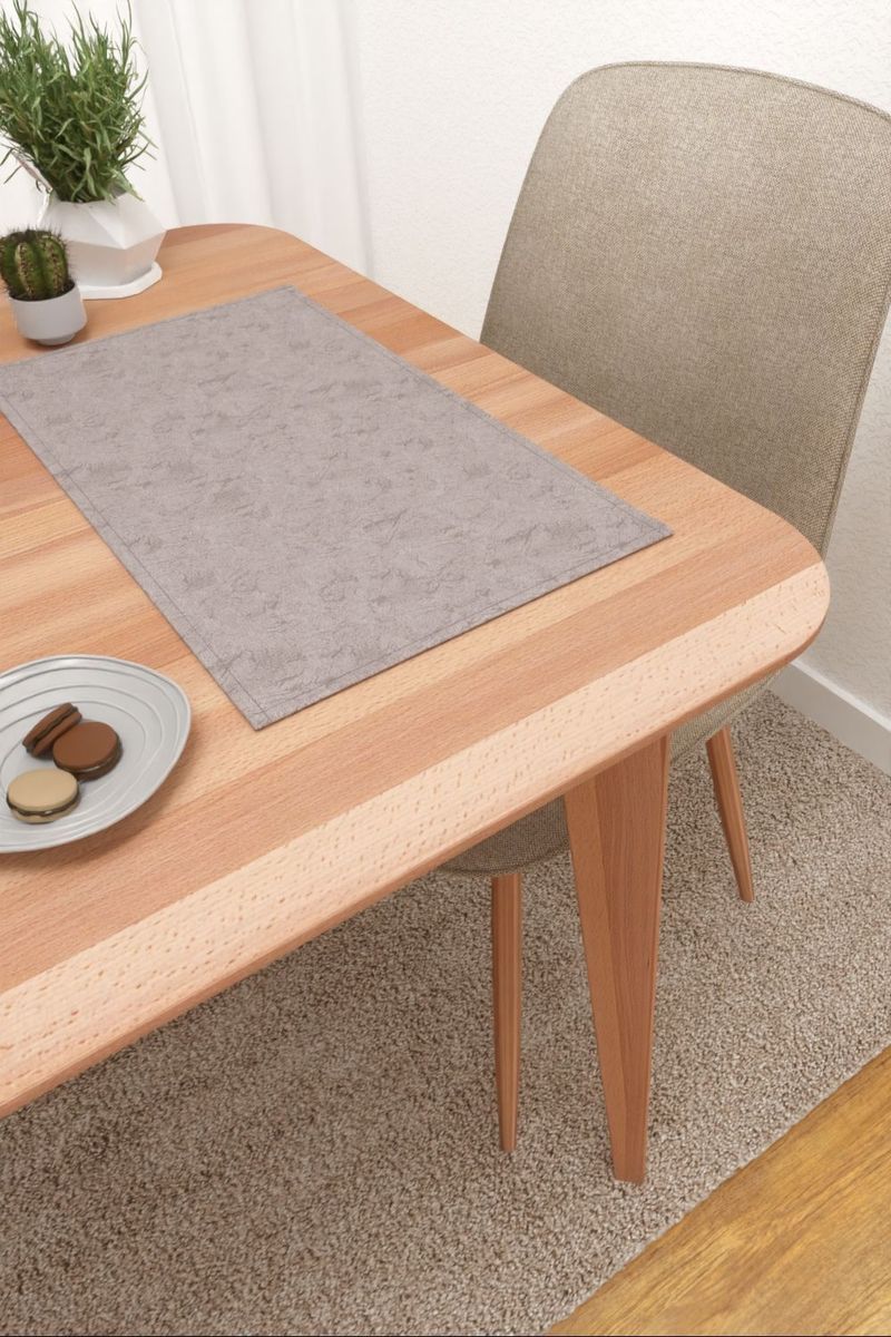 Platzdeckchen in grau