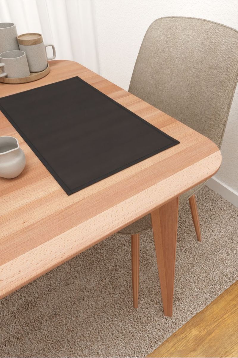 Platzdeckchen in Grau