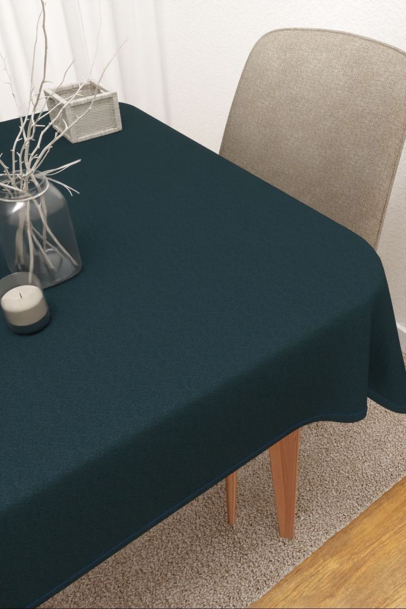 Tischdecke eckig in blau