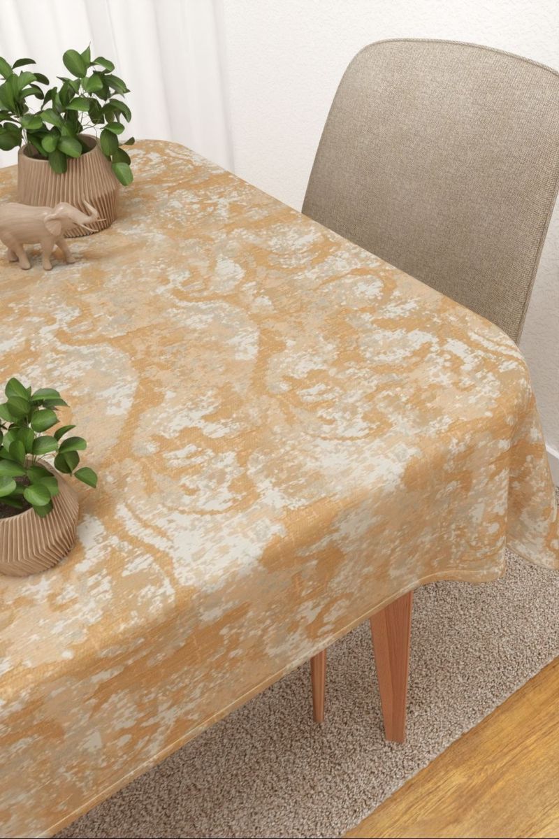 Tischdecke eckig in orange