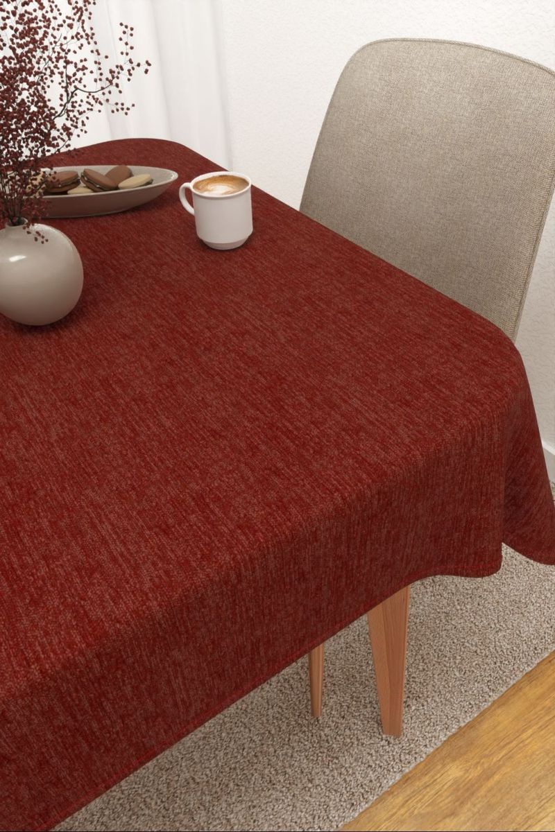 Tischdecke eckig in orange