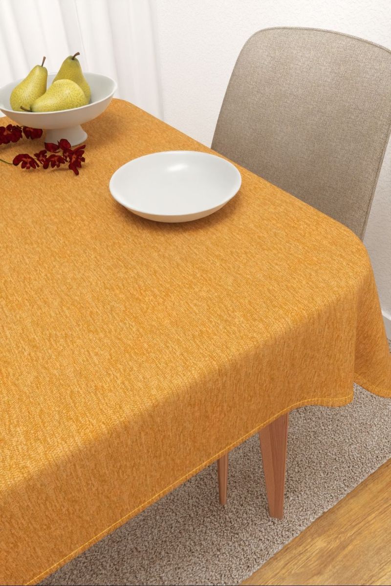 Tischdecke eckig in gelb
