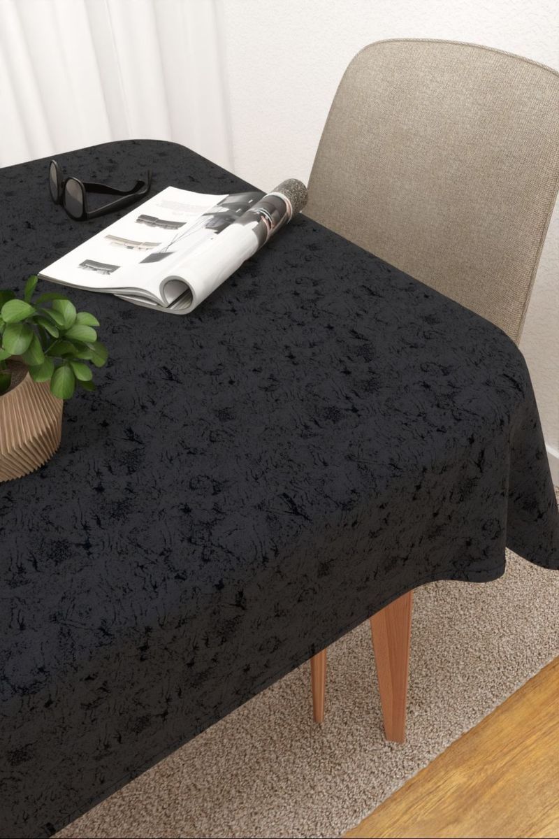 Tischdecke eckig in blau