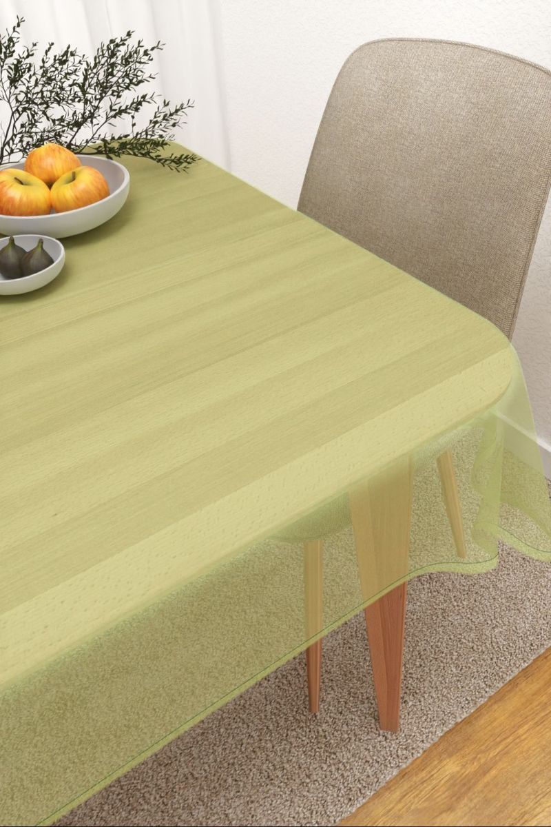 Tischdecke eckig in Grün