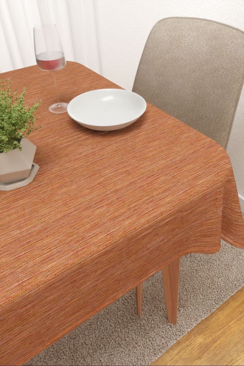 Tischdecke eckig in orange