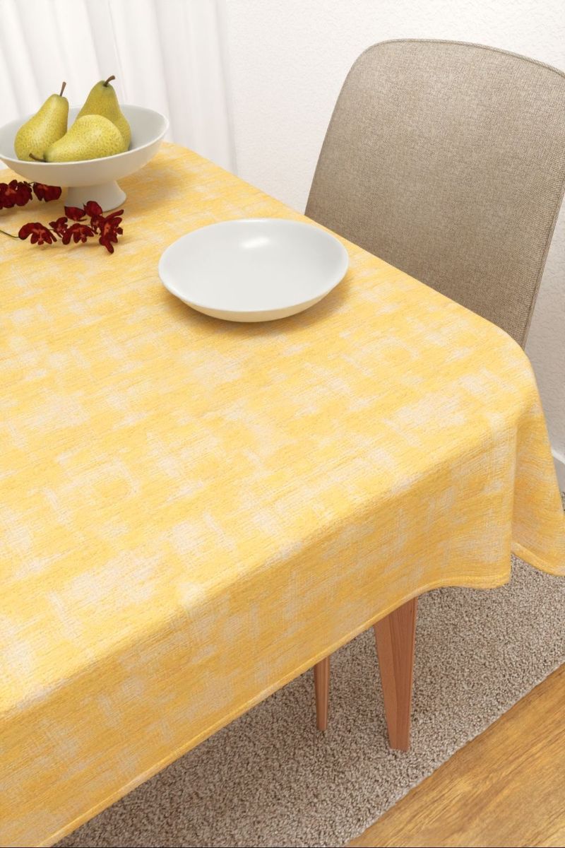 Tischdecke eckig in gelb