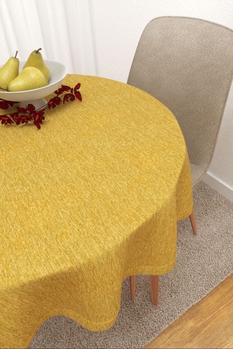 Tischdecke rund in grün