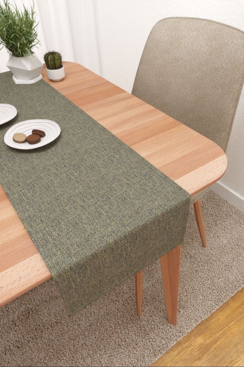 Tischläufer in grau