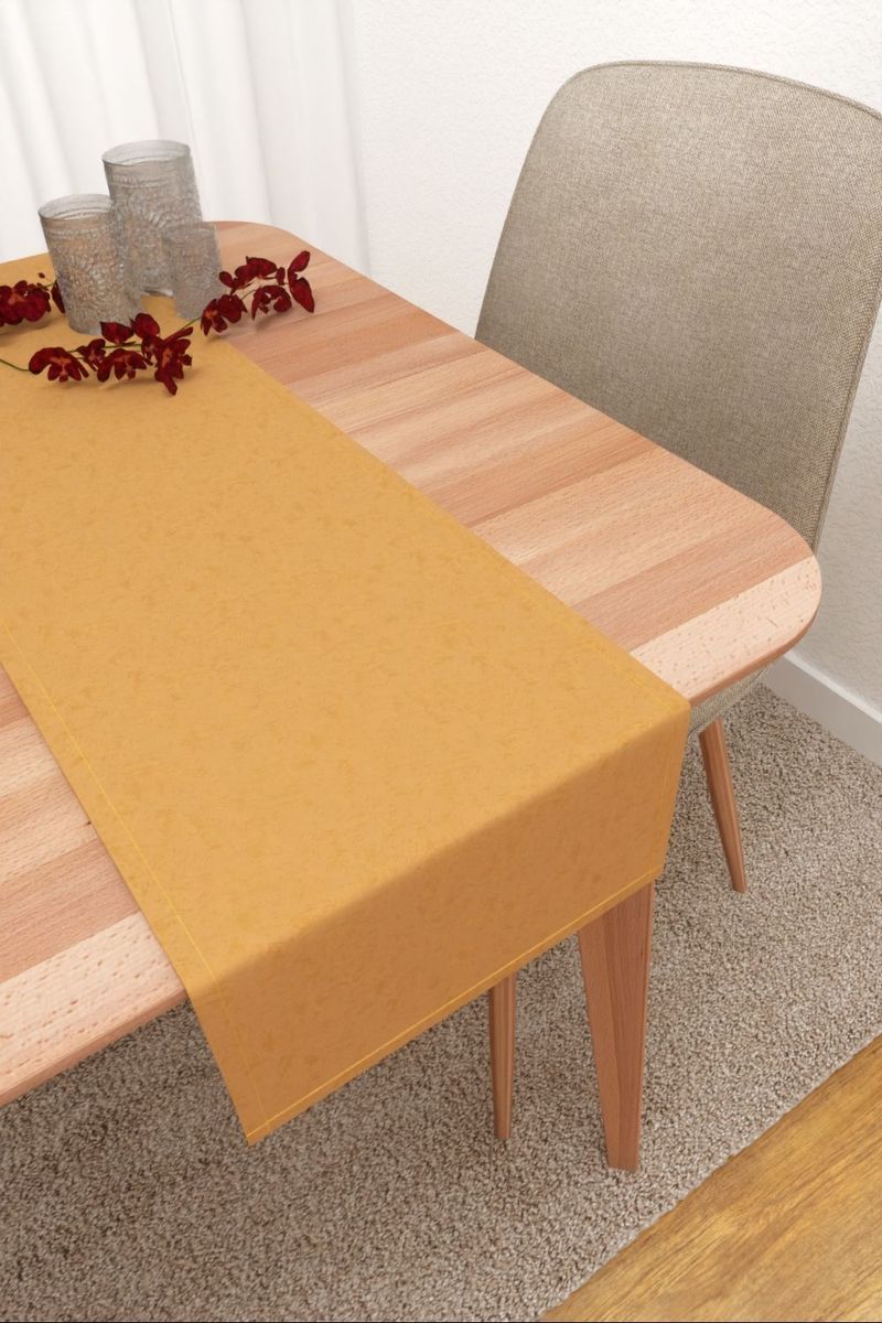 Tischläufer in gelb