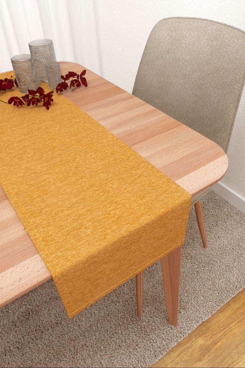 Tischläufer in gelb