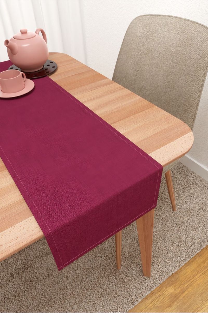 Tischläufer in rosa