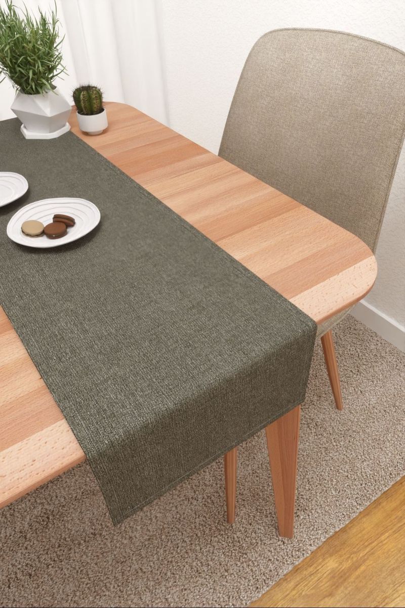 Tischläufer in grau