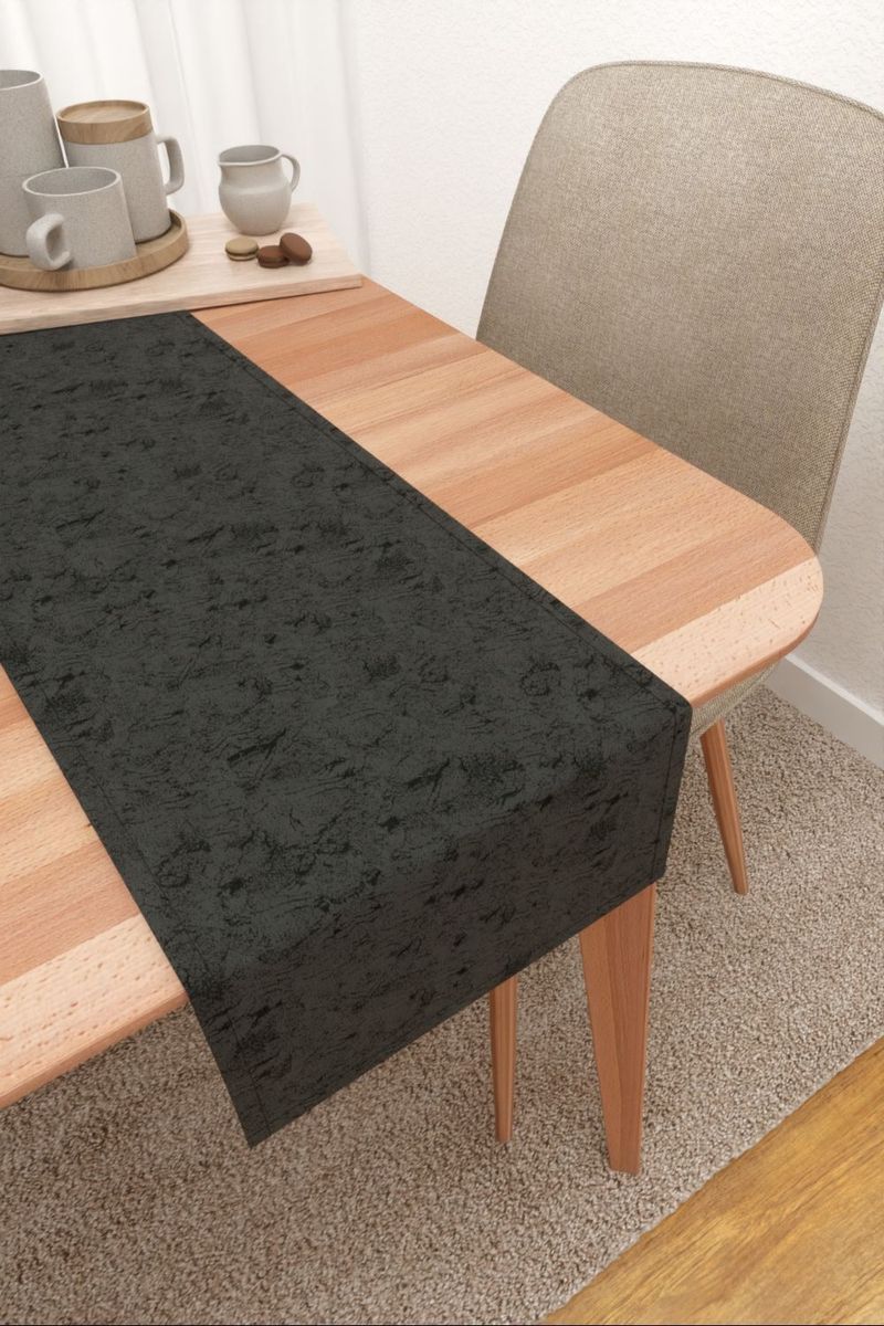 Tischläufer in grau