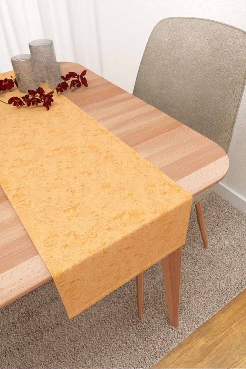 Tischläufer in gelb